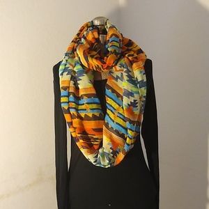 Love Culture Aztec Boho Infinity Scarf